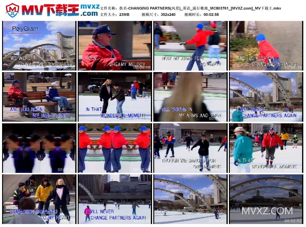 佚名-CHANGING PARTNERS(风景)_英语_流行歌曲_MC803761